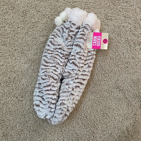 “CABIN SOCKS” 🤎 SUPER CUTE 🏡 SOFT, WARM & LINED - Picture 12 of 14